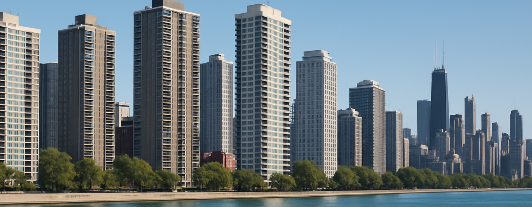 Insert valid header image with metadata - high rise apartments in lakeview chicago